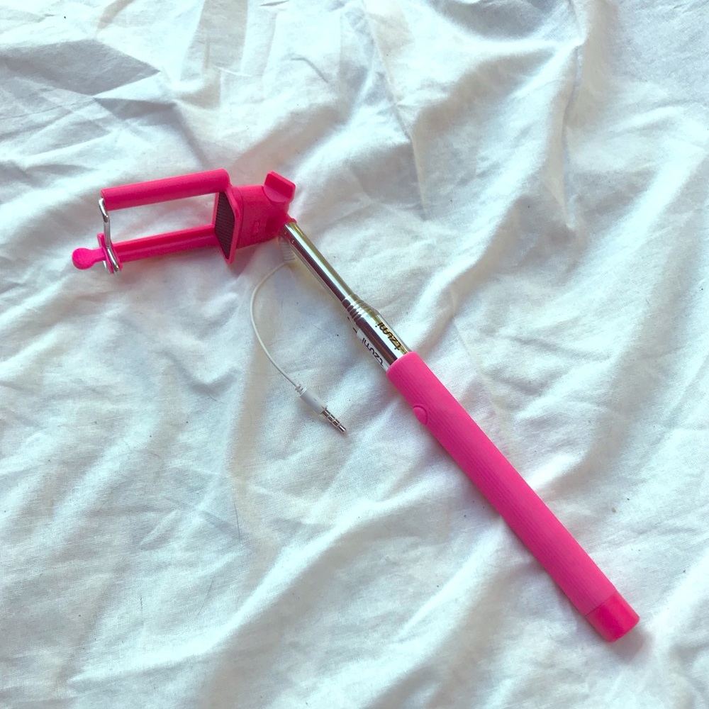 Pink selfie stick